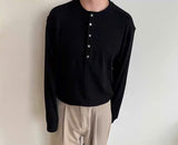 ロングスリーブ ヘンリー シャツ