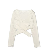 シルキーリボンボレロカーディガン (3colors)