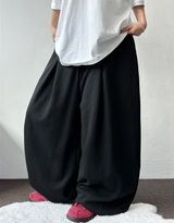 10000ソルド❤‍🔥 Dダウンピンタックオーバーロングパンツ🩶🖤2Cカラー S-XL🖤