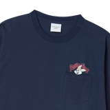 25SS ドロップスターベアロングスリーブTシャツ ダークネイビー