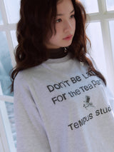 マッドハッターTシャツ (リラックスフィット)_ホワイトメランジ