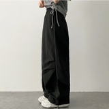 Tive Parasuit Shirring Rustle String Wide Pants