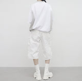 (Unisex) ポスティストリングカラーリングTシャツ