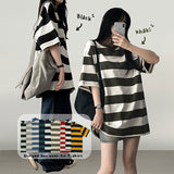 Dez Boxy Fit Stripe Dangara Short Sleeve T-shirt