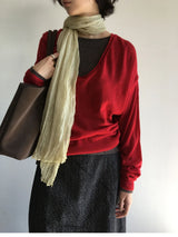 Suit Twill Denim Skirt (1color)