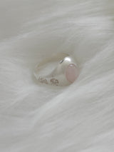 Rose Quartz Rose Stone Bold Ring