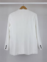 NON COLLAR LINEN JACKET (2C)