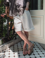 Basic Cotton Bermuda Pants