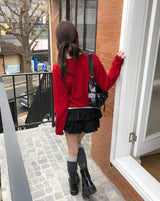 エキティアードカットキュロットミニスカート