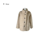 Rodin Fluffy Fur Wool Half Coat