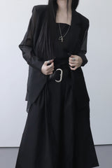 see-through strap jacket