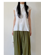 Pleo Strap Banding Wide Pants