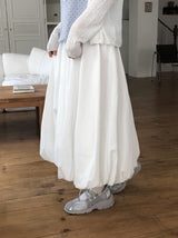 Koran Pocket Banding Balloon Long Skirt