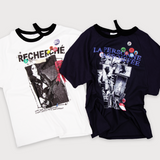 チョーカーロックTシャツ ネイビー