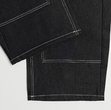 Cres Double Knee Carpenter Raw Denim Pants
