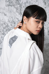 ローエッジ半袖シャツ (WHITE)