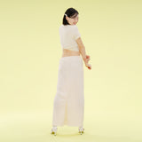 レインストライプスカート(cream)