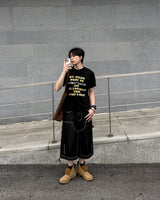 Beto Studded Bermuda Denim Pants