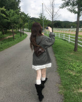 Washing short pigment jacket