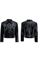 Deconstructed Studded Jacket