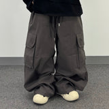 panel big cargo banding pants