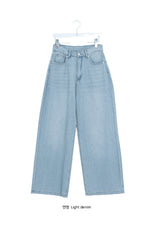 Beart Basic Wide Denim Pants