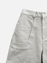 Maze Pintuck Bermuda Pants 3C