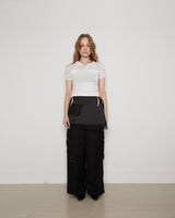 Satin strap sk / black