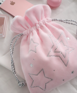 catch star pouch - baby pink