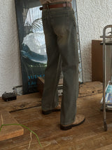 ASCLOシグナルデストロイデニムパンツ (2color)