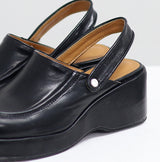 Nivan Square Platform Slingback Loafers