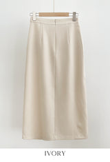 Chad Button Wrap Long Skirt