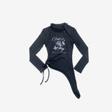 ティロアスカーフアンバランスTシャツ
