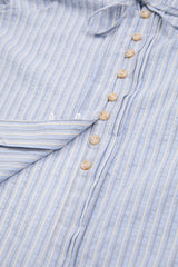 Leclair tie marine shirt