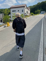 メッシュカラー半袖ニット3C