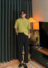 Men's Boucle Round Knit 9COLOR
