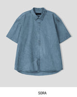 Dio Color Dying Over Short Sleeve Shirt