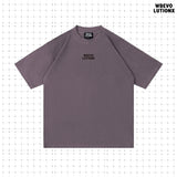 Glacier Animals Mineral Purple Denim-Washed Heavy‑Weight T-Shirt（King Penguin）