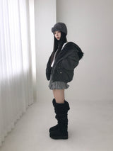 cable wool pumkin shorts(3 color) 