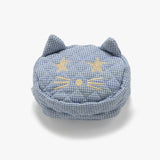 Twister Kitty Quilt Pouch - Light Blue