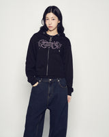 25FW TAPERED FIT WASHING DENIM PANTS BLACK