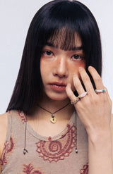 bloom ceramic necklace