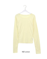 Celinet Slim Fit Color Layered Long Sleeve Tee