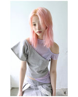  LAYERED SWEAT TOP GREY