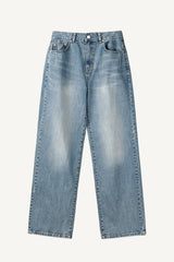 Blue Ocean Straight Denim Pants