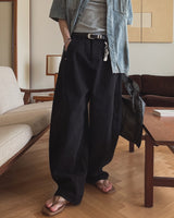 Bart Camo Cutout Wide Denim Pants