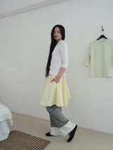 コンフィ 3/4スリーブT (WHITE)