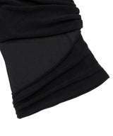 Layered Knit Top _ BLACK