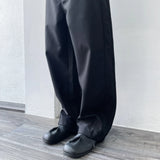 Panel Line Wide Trousers