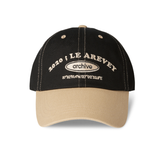 LE AREVEY ARCHIVE BALLCAP BLACK/BEIGE